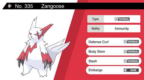 zangoose smogon|zangoose abilities.